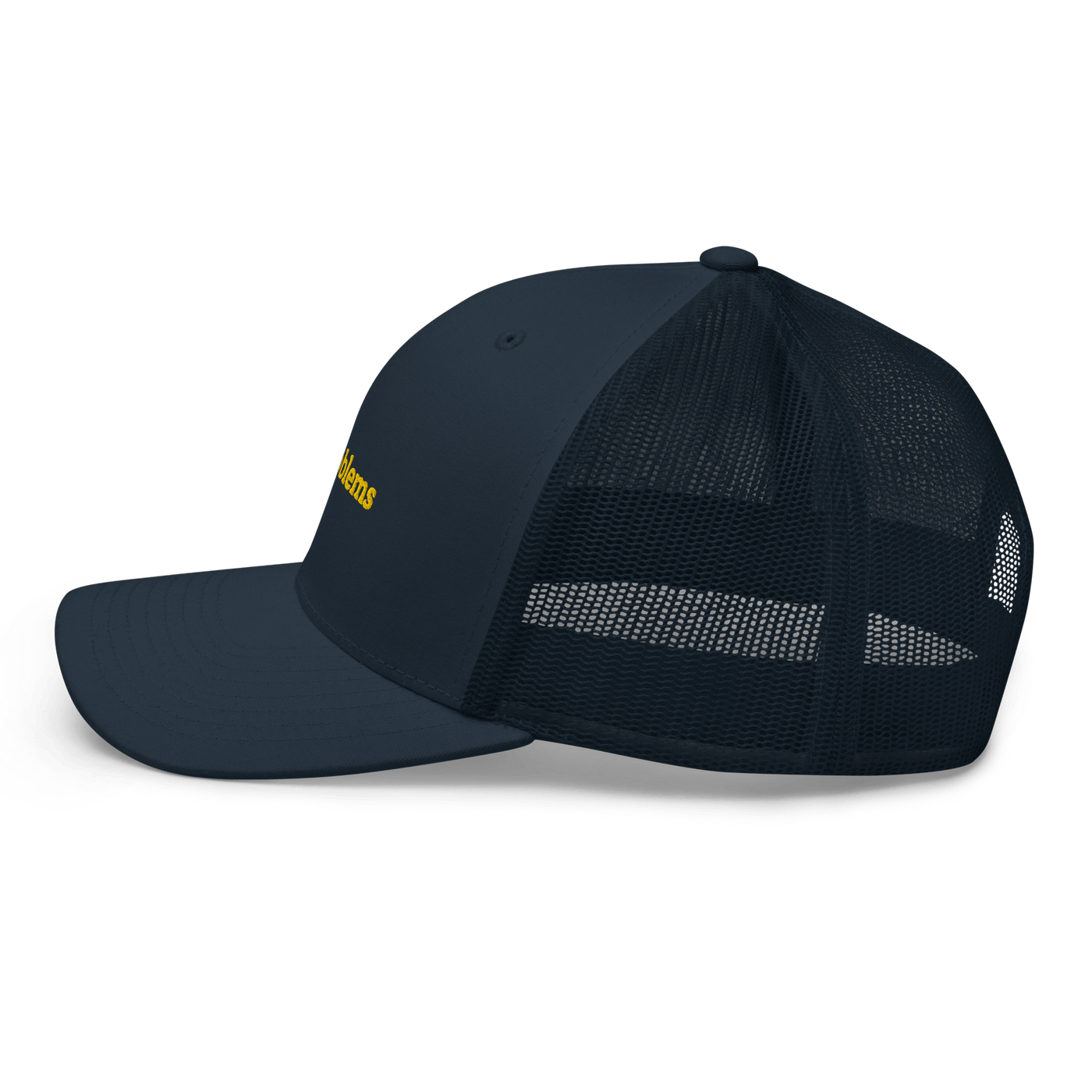 99 problems Trucker Cap - Navy - - Just Another Cap Store