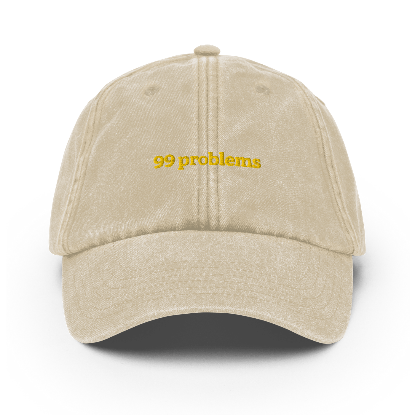 99 problems Vintage Hat - Vintage Stone - - Just Another Cap Store