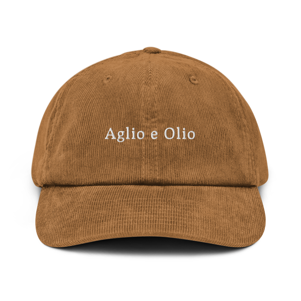 Aglio e Olio Corduroy hat - Camel - OUTLET - Just Another Cap Store