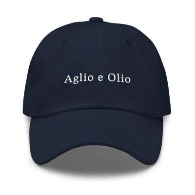Aglio e Olio Dad hat - Navy - - Just Another Cap Store