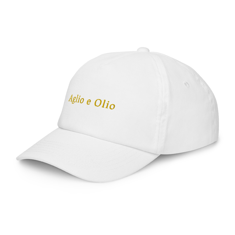 Aglio e Olio Kids cap - White - - Just Another Cap Store