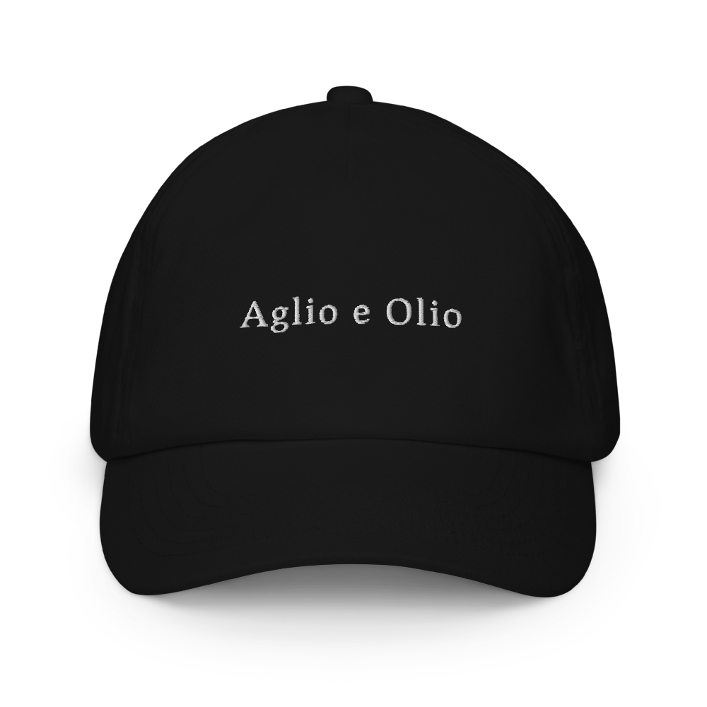 Aglio e Olio Kids cap - Black - - Just Another Cap Store