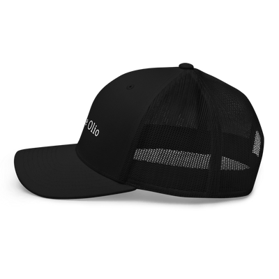 Aglio e Olio Trucker Cap - Black - - Just Another Cap Store