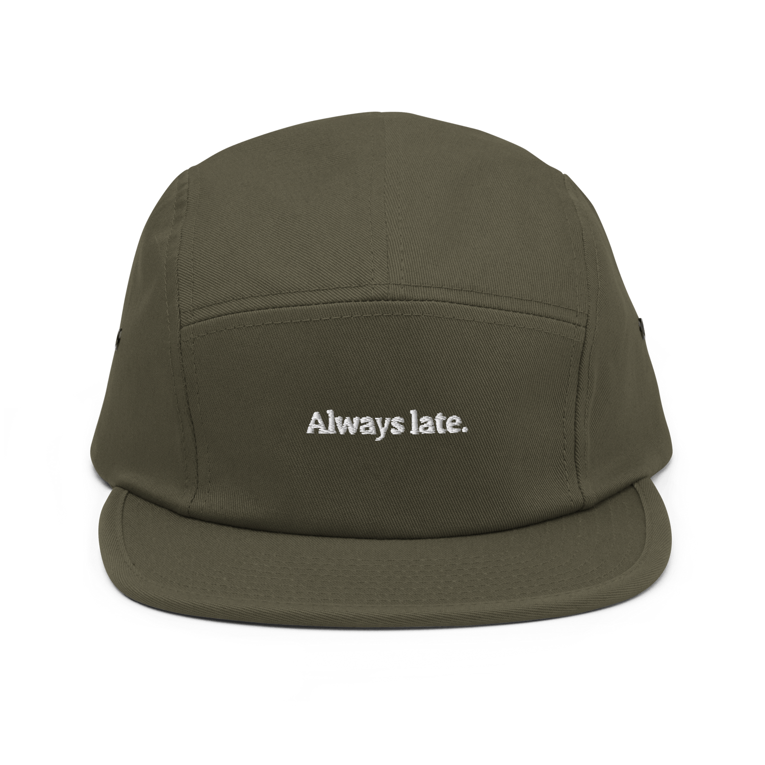 Always Late. Five Panel Cap