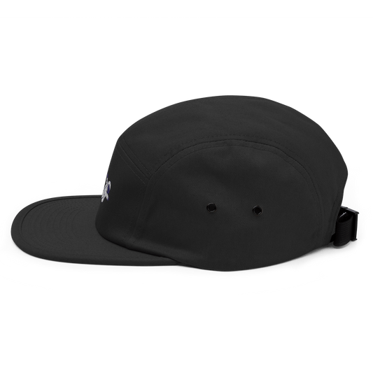 Astronaut Five Panel Cap - Black - - Just Another Cap Store