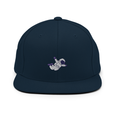 Astronaut Snapback Hat - Dark Navy - - Just Another Cap Store