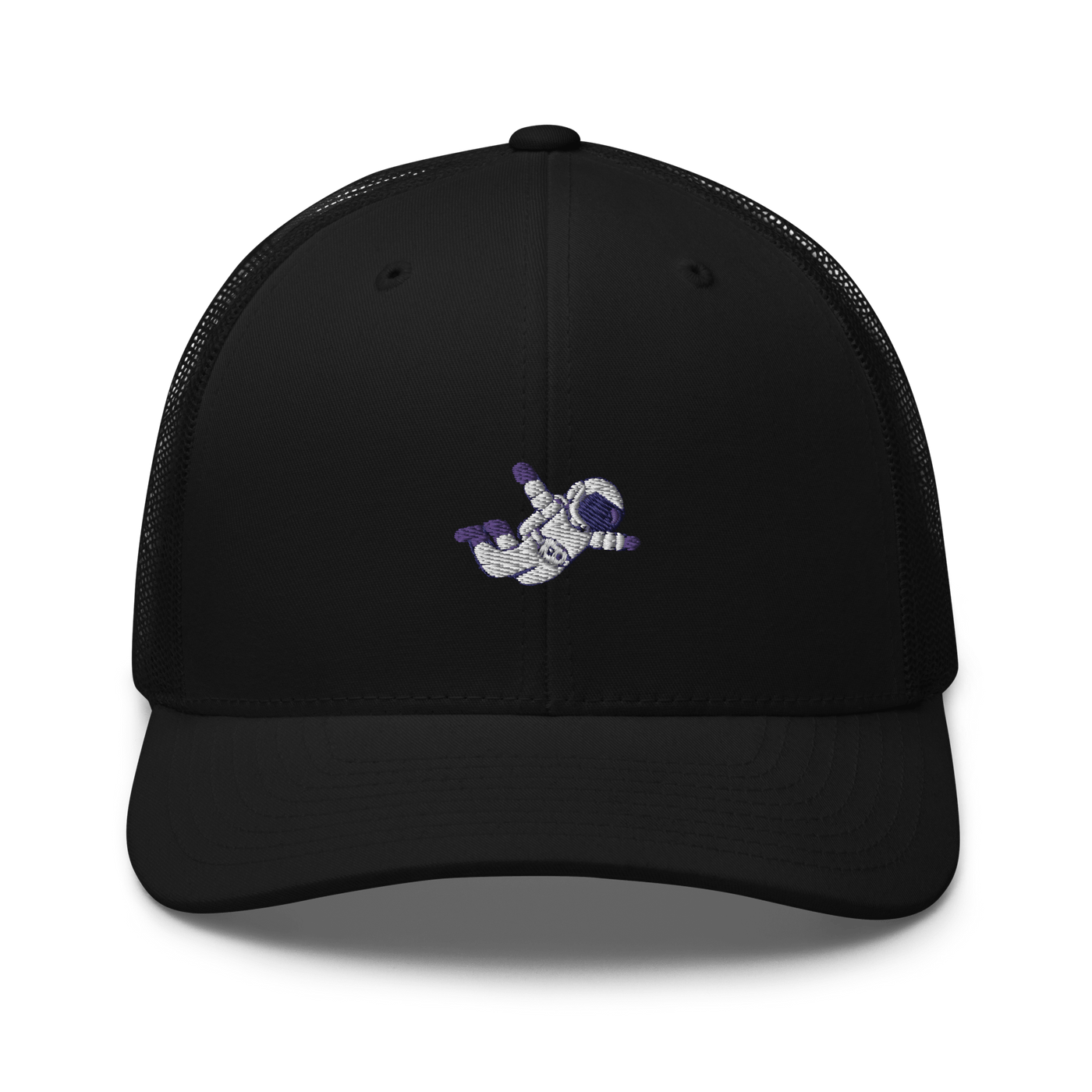 Astronaut Trucker Cap - Black - - Just Another Cap Store
