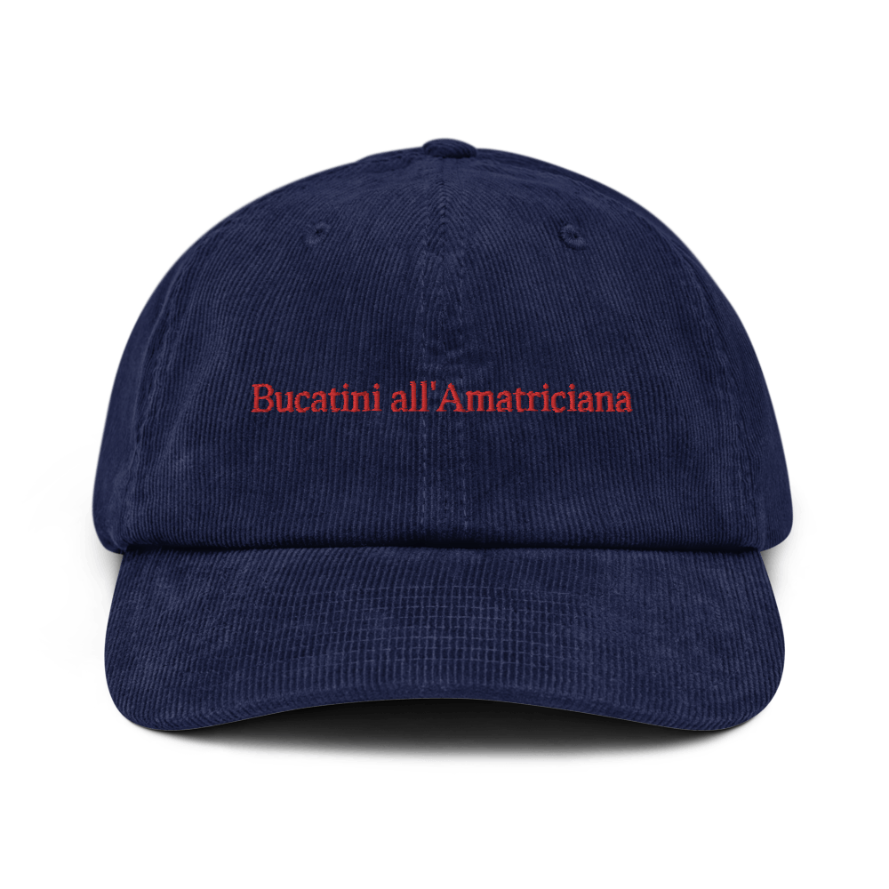 Bucatini all'Amatriciana Corduroy hat - Oxford Navy - - Just Another Cap Store