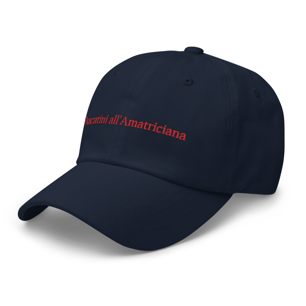 Bucatini all'Amatriciana Dad hat - Navy - - Just Another Cap Store