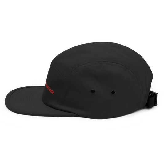Bucatini all'Amatriciana Five Panel Hat - Black - - Just Another Cap Store