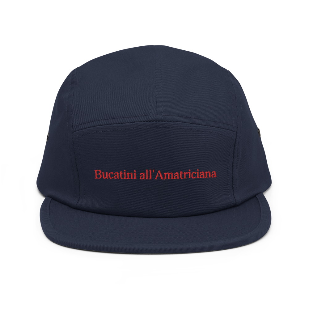 Bucatini all'Amatriciana Five Panel Hat - Navy - - Just Another Cap Store