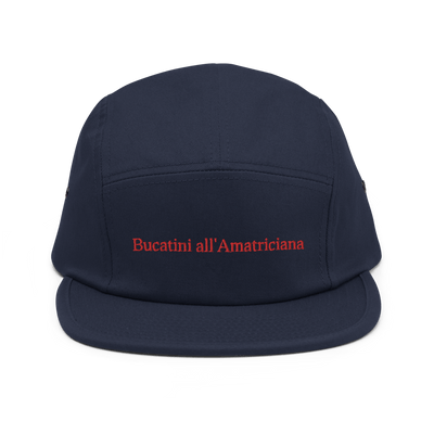 Bucatini all'Amatriciana Five Panel Hat - Navy - - Just Another Cap Store