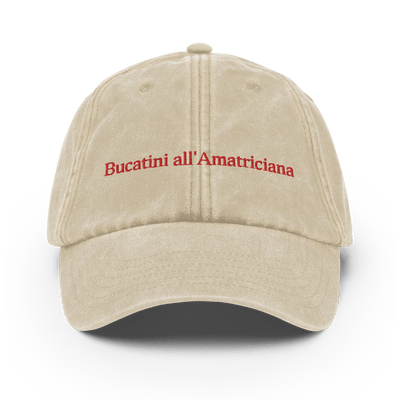 Bucatini all'Amatriciana HatVintage Hat - Vintage Stone - - Just Another Cap Store