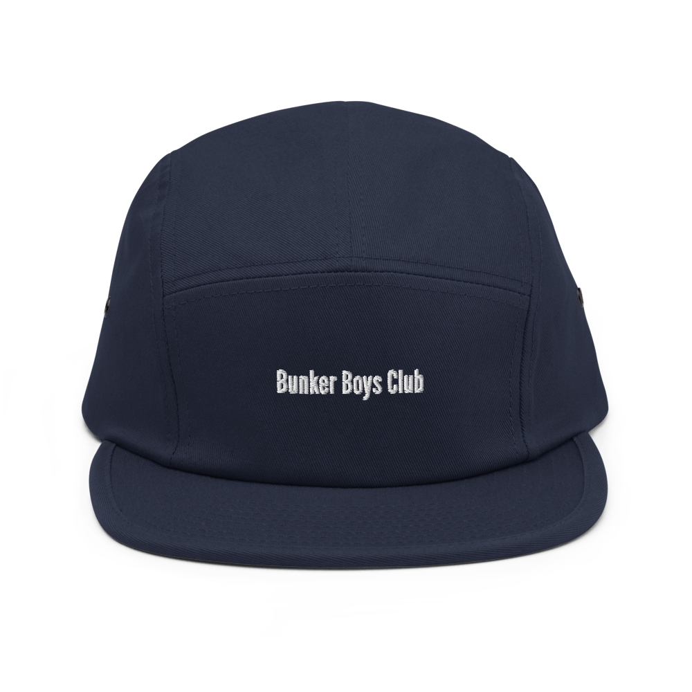 Bunker Boys Club Five Panel Hat - Navy - - Just Another Cap Store