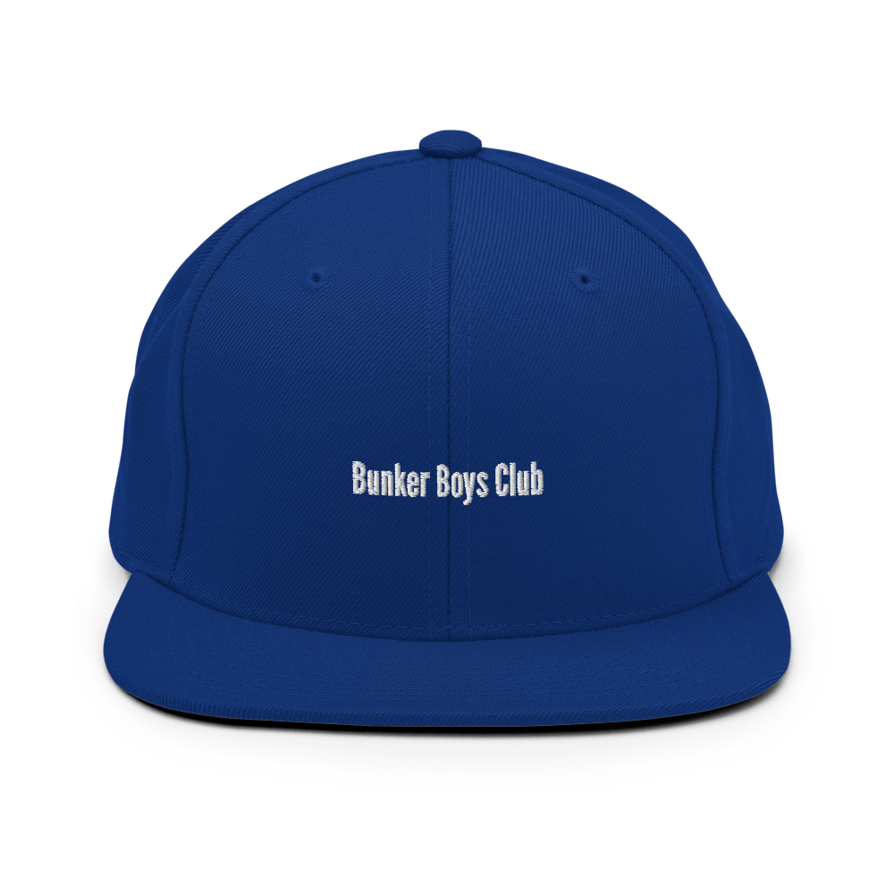 Bunker Boys Club Snapback - Royal Blue - - Just Another Cap Store
