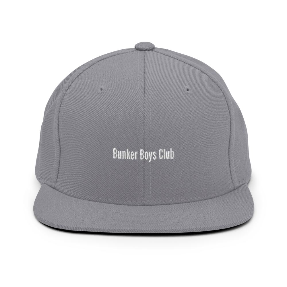 Bunker Boys Club Snapback - Silver - - Just Another Cap Store