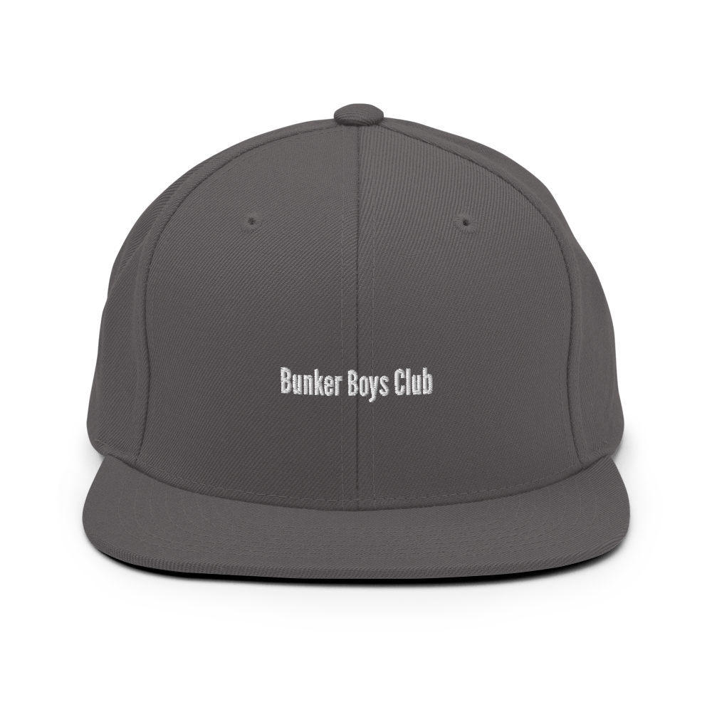 Bunker Boys Club Snapback - Dark Grey - - Just Another Cap Store