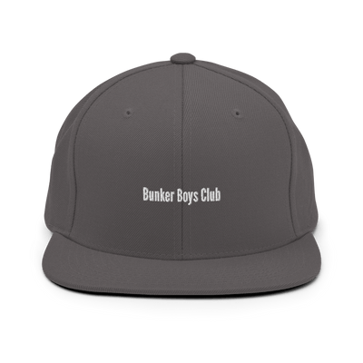 Bunker Boys Club Snapback - Dark Grey - - Just Another Cap Store