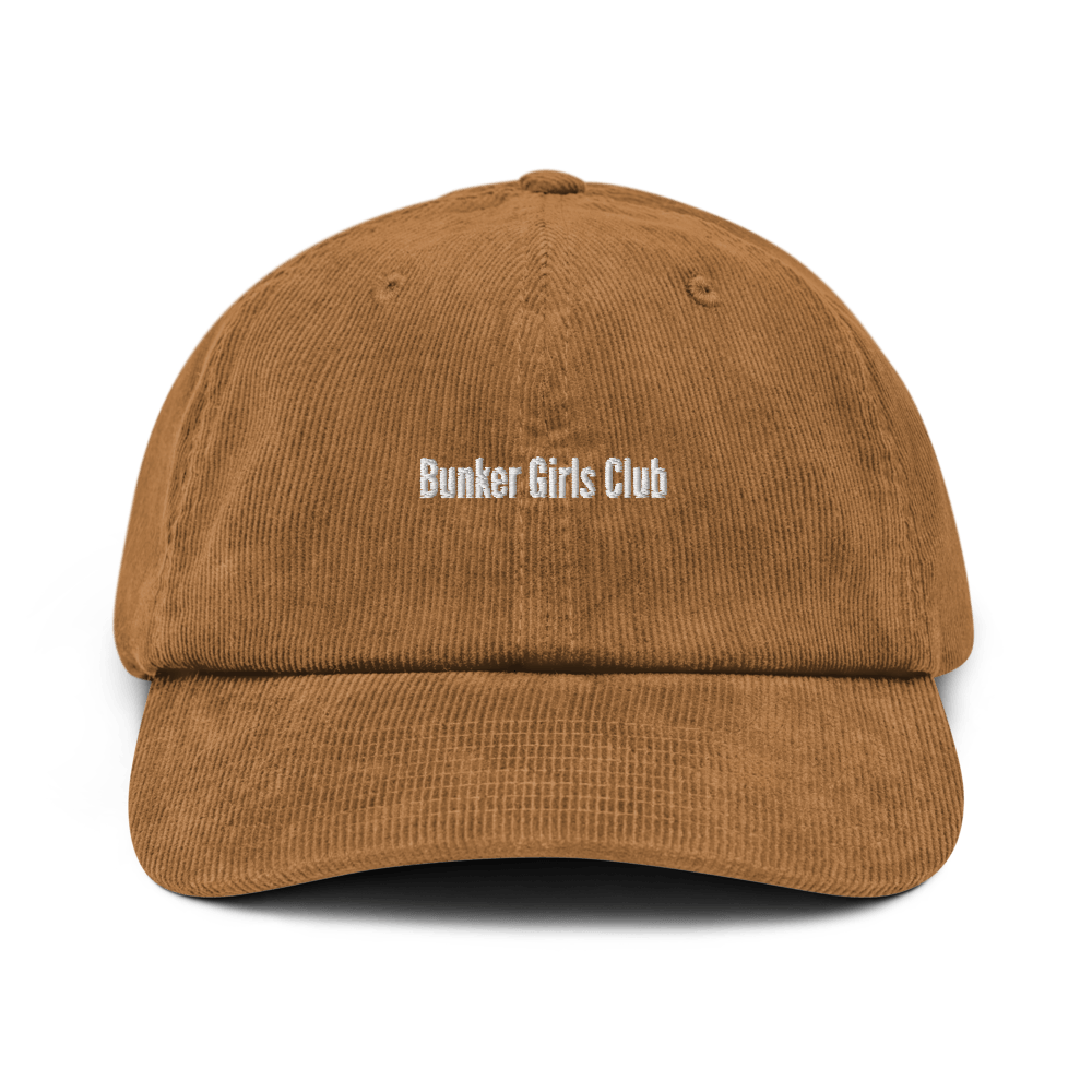Bunker Girls Club Corduroy hat - Camel - - Just Another Cap Store