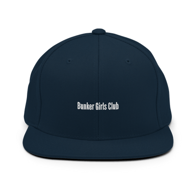 Bunker Girls Club Snapback Hat - Dark Navy - - Just Another Cap Store