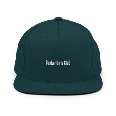 Bunker Girls Club Snapback Hat - Spruce - - Just Another Cap Store