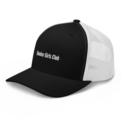 Bunker Girls Club Trucker Cap - Black - - Just Another Cap Store