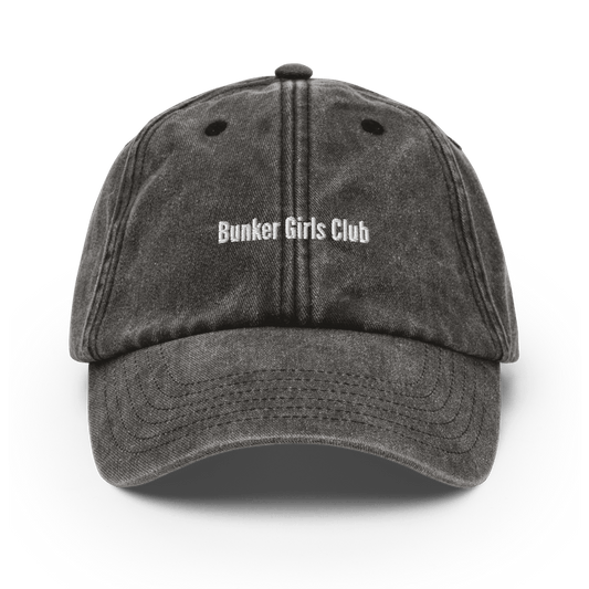 Bunker Girls Club Vintage Hat - Vintage Black - - Just Another Cap Store