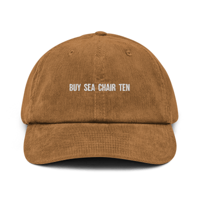 Buy Sea Chair Ten Corduroy hat - Camel - - Just Another Cap Store