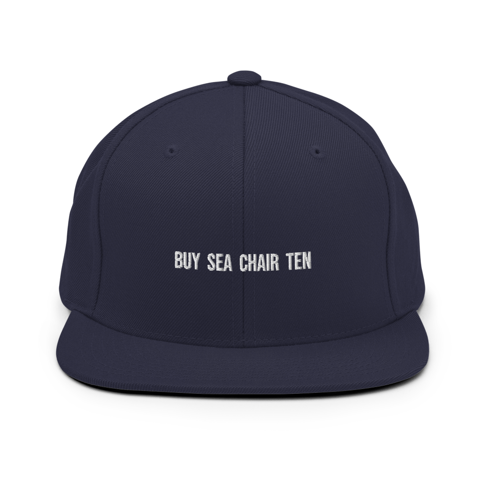 Buy Sea Chair Ten Snapback - Navy - - Just Another Cap Store