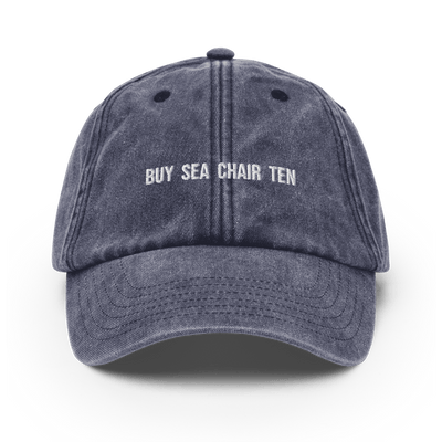 Buy Sea Chair Ten Vintage Hat - Vintage Denim - - Just Another Cap Store