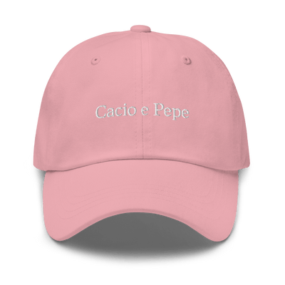 Cacio e Pepe Dad hat - Pink - - Just Another Cap Store