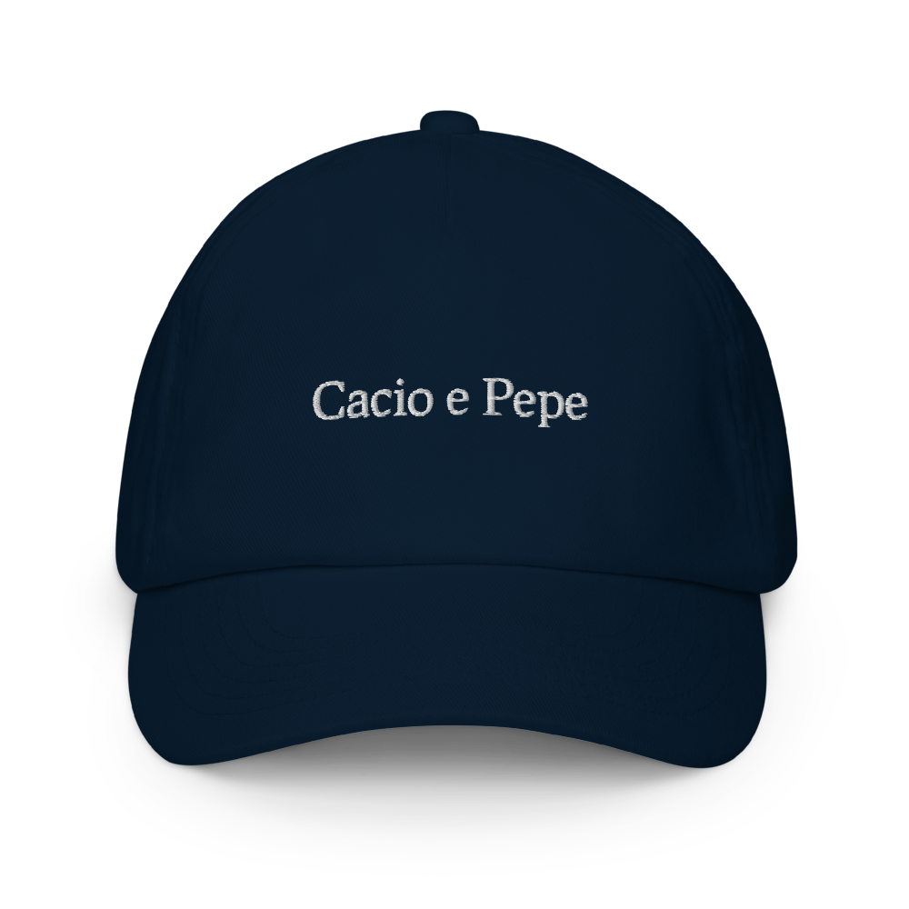 Cacio e Pepe Kids cap - Navy - - Just Another Cap Store