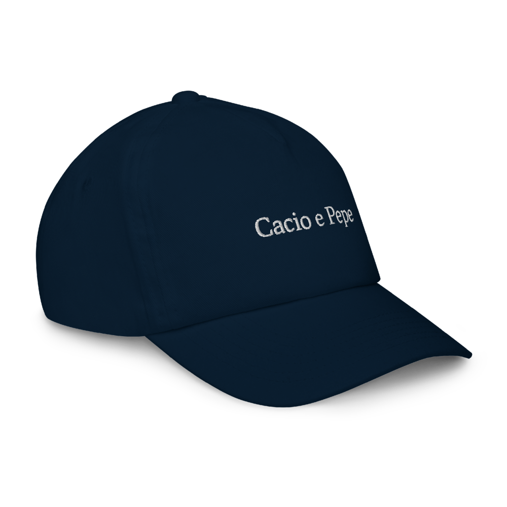 Cacio e Pepe Kids cap - Navy - - Just Another Cap Store