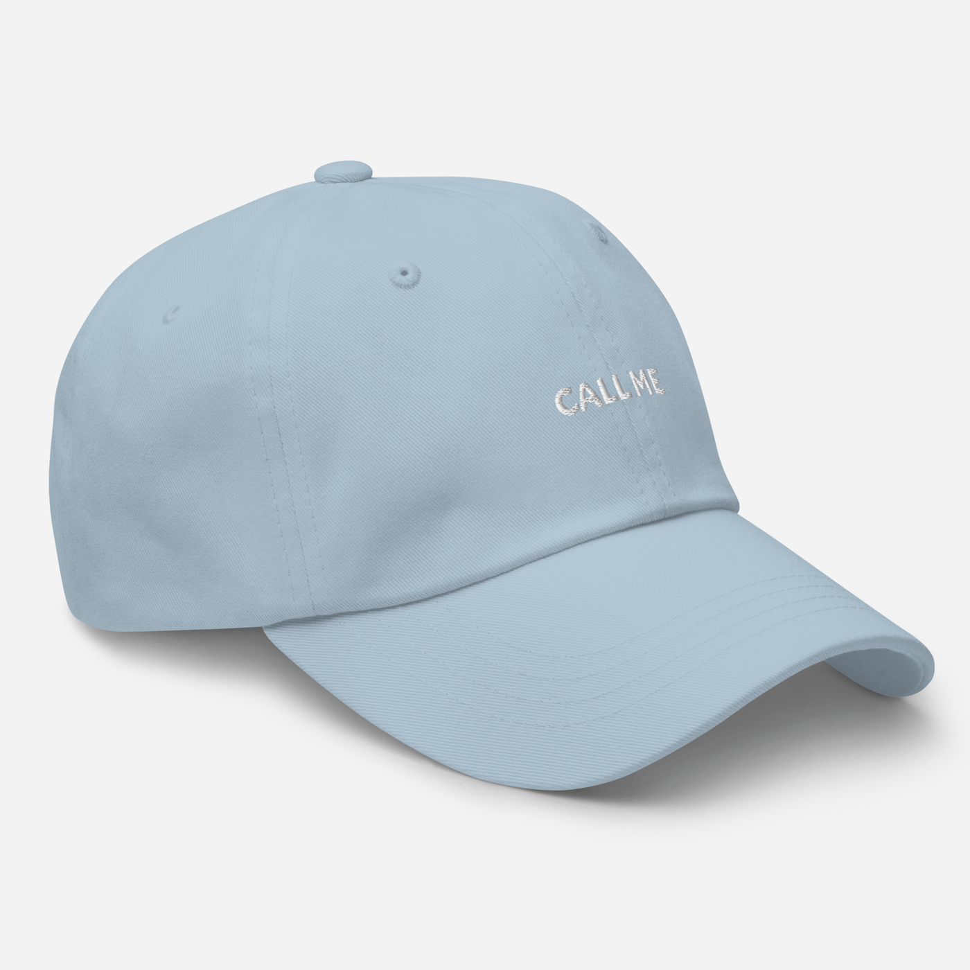 Call Me Dad hat - Light Blue - - Just Another Cap Store