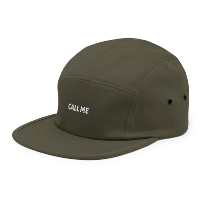 Call Me Five Panel Cap - Olive - - Just Another Cap Store