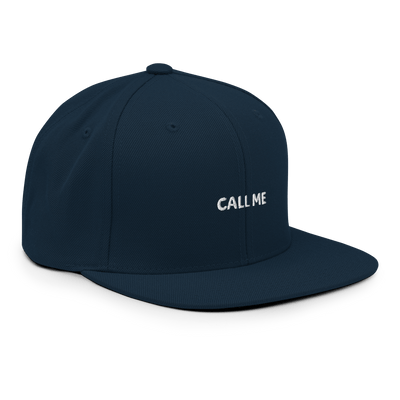 Call me Snapback - Dark Navy - - Just Another Cap Store