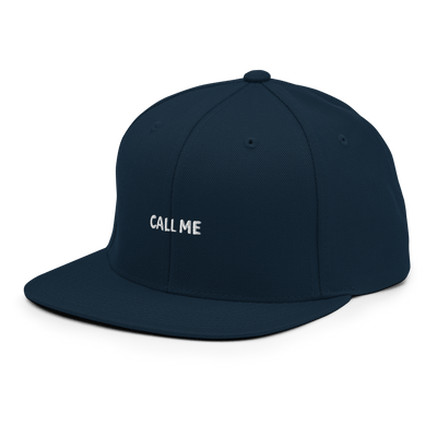 Call me Snapback - Dark Navy - - Just Another Cap Store