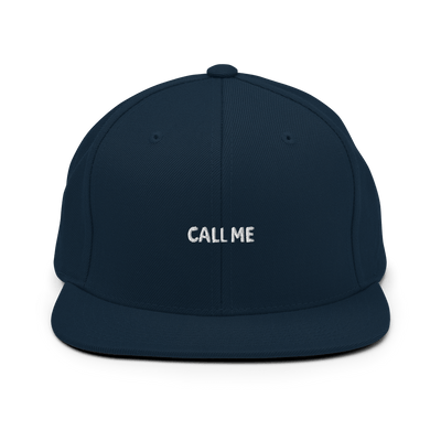 Call me Snapback - Maroon - - Just Another Cap Store