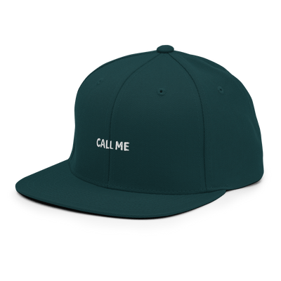 Call me Snapback - Spruce - - Just Another Cap Store