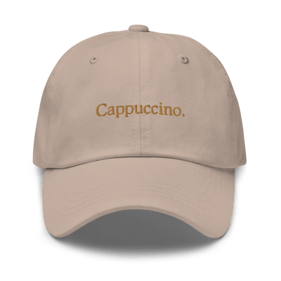 Cappuccino Dad hat - Stone - - Just Another Cap Store
