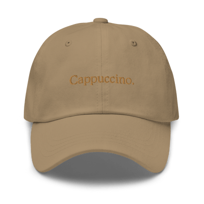 Cappuccino Dad hat - Khaki - - Just Another Cap Store