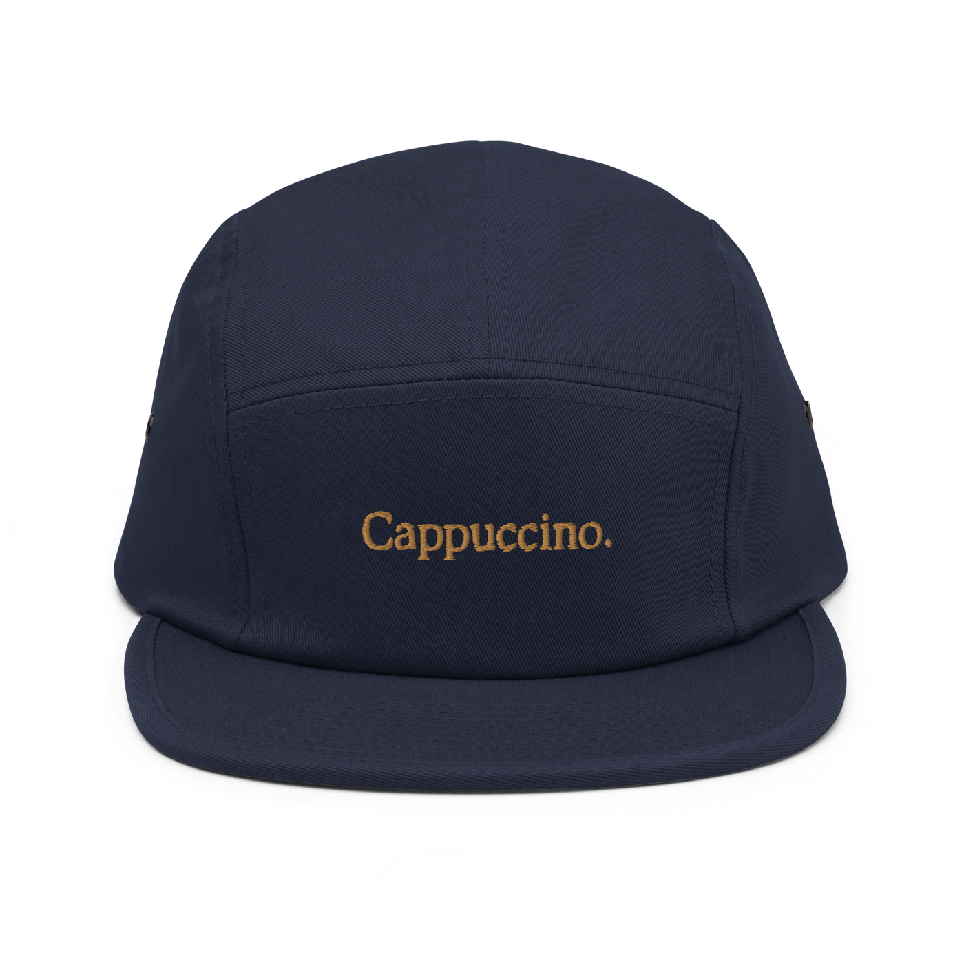 Cappuccino Five Panel Cap - Navy - - Just Another Cap Store