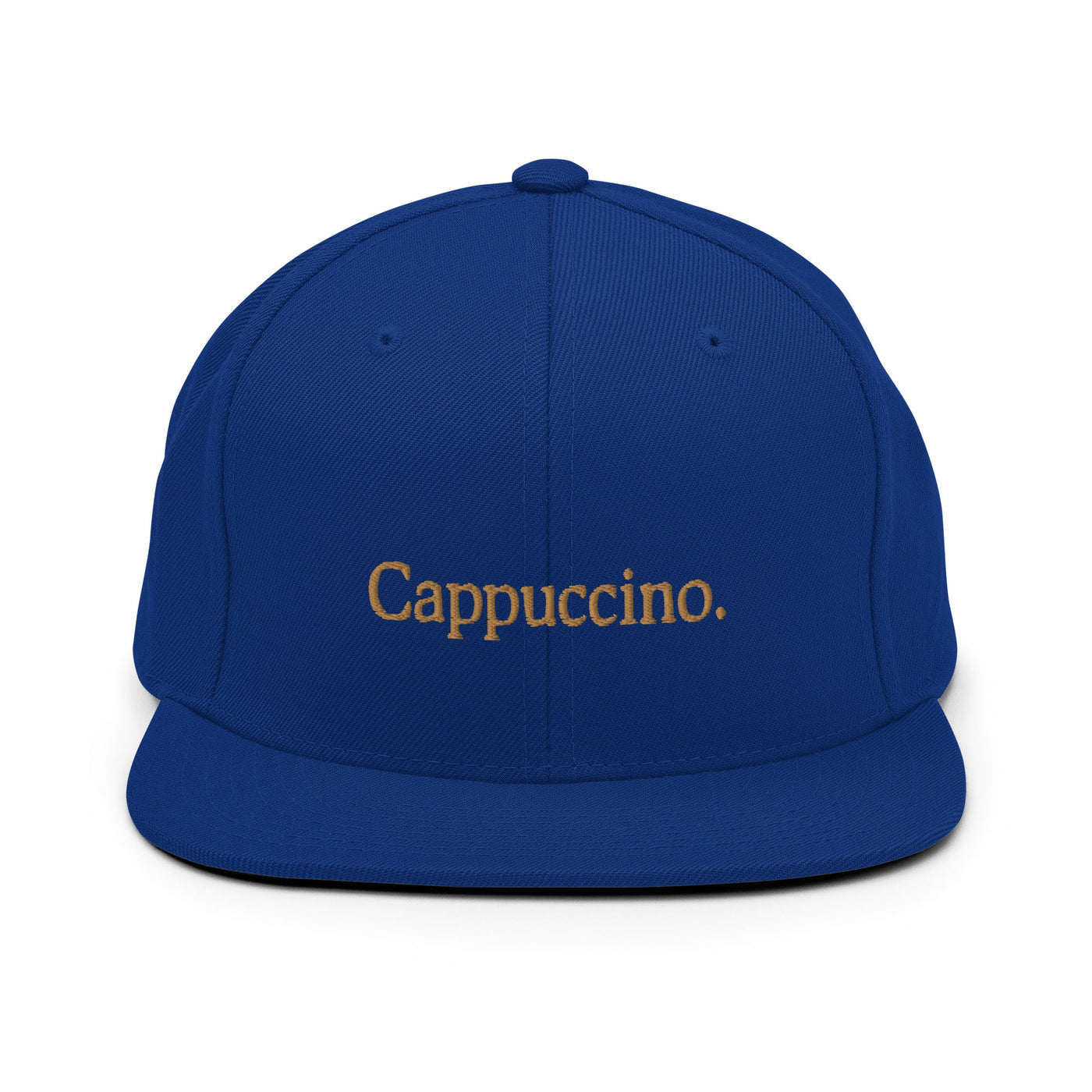 Cappuccino. Snapback Hat - Royal Blue - - Just Another Cap Store