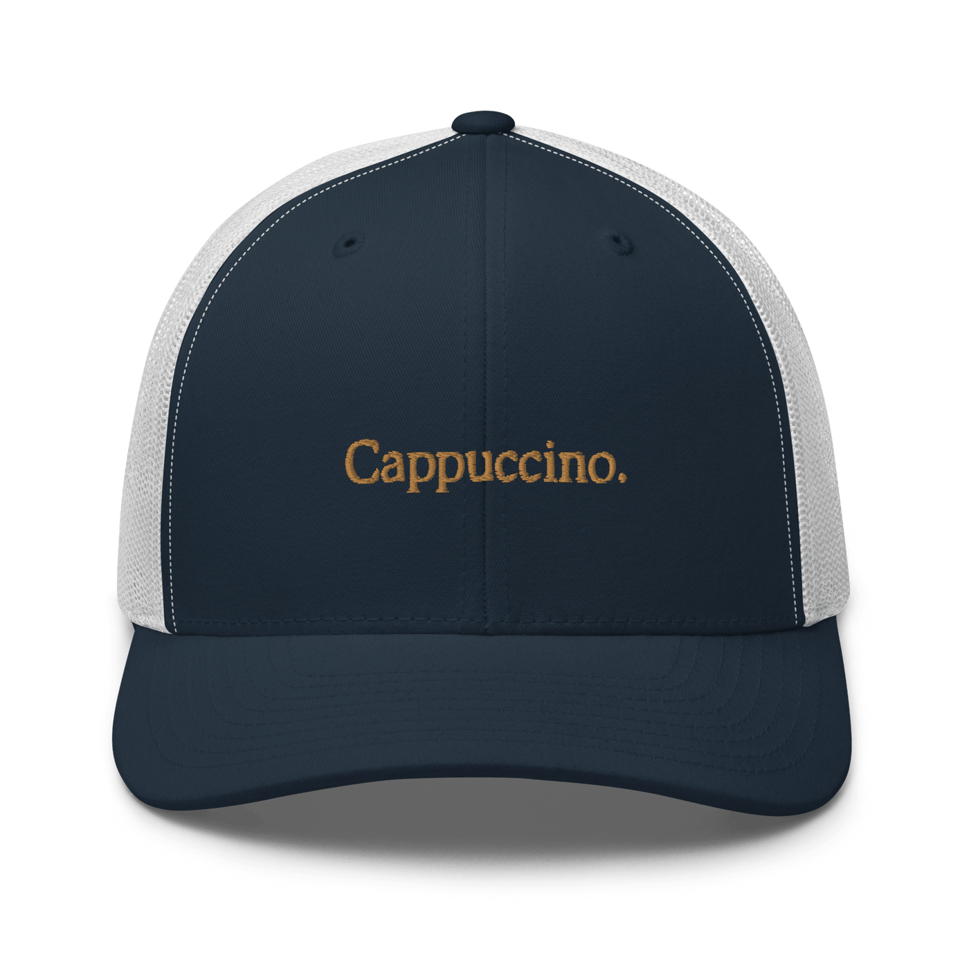 Cappuccino. Trucker Cap - Navy/ White - - Just Another Cap Store