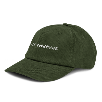 CEO of everything Corduroy hat - Dark Olive - - Just Another Cap Store