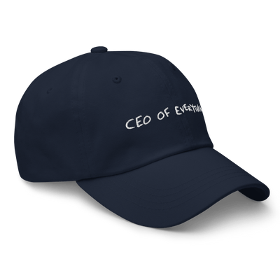 CEO of everything Dad hat - Navy - - Just Another Cap Store