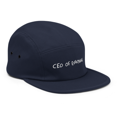 CEO of everything Five Panel Cap - Black - - Just Another Cap Store