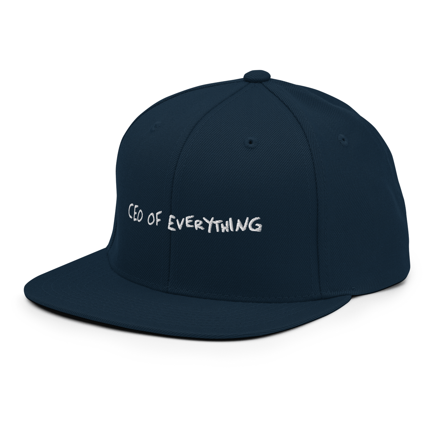 CEO of everything Snapback - Dark Navy - - Just Another Cap Store