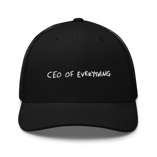 CEO of everything Trucker Cap - Navy - - Just Another Cap Store