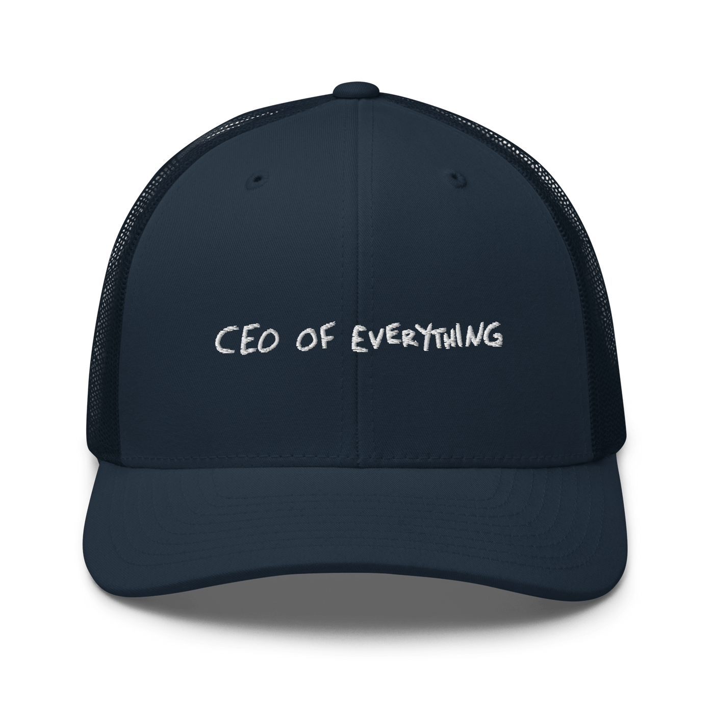 CEO of everything Trucker Cap - Navy - - Just Another Cap Store